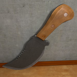 primitive knife 3d model