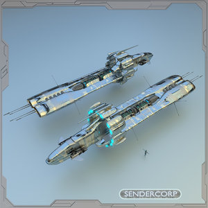 cruiser sendercorp multiverse 3d blend