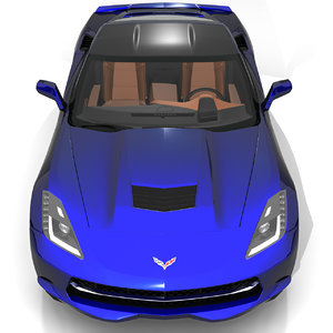 3d model 2014 corvette