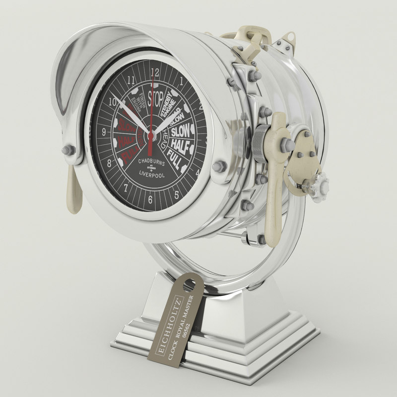 clock royal master eichholtz 3d 3ds
