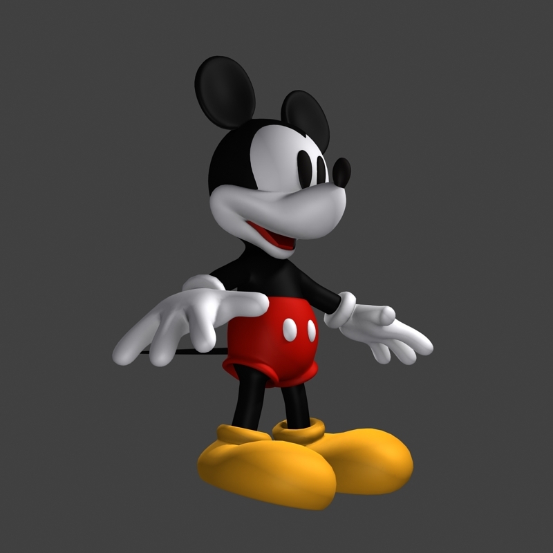 3d Mickey Mouse