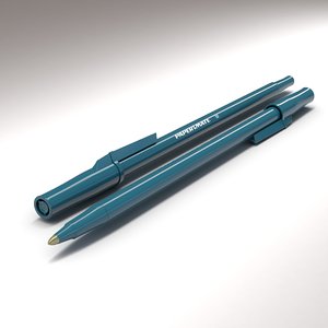 3d ballpoint papermate classic model