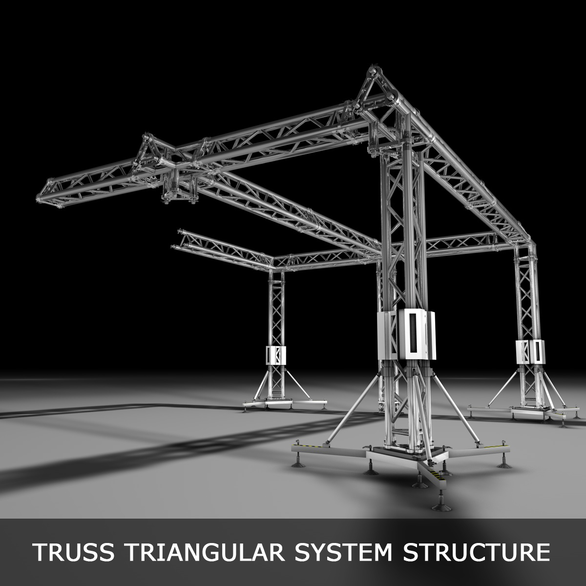 3d model truss structures