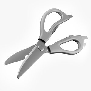 3d model scissors