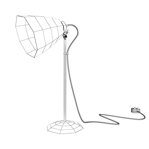 3d Max Hector Metal Desk Lamp