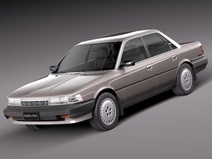 3d japan car classic sedan model