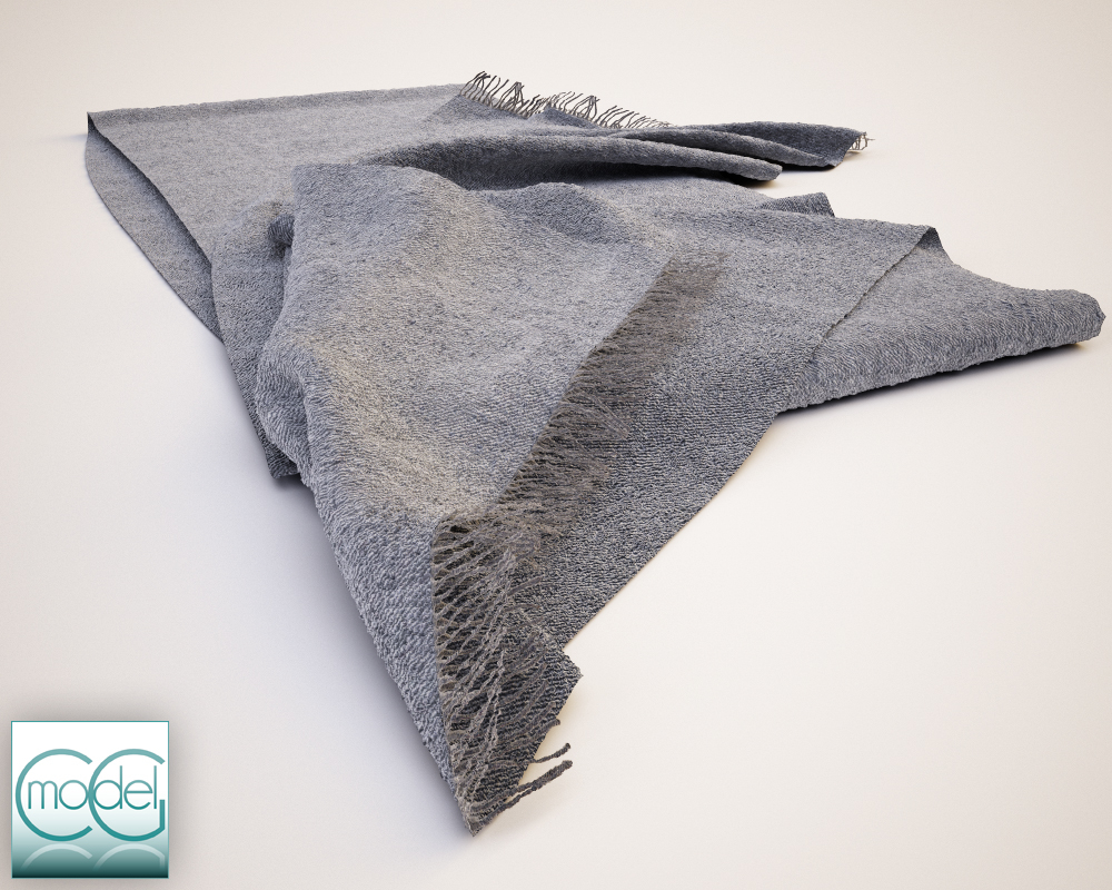 13 scarf 3d model