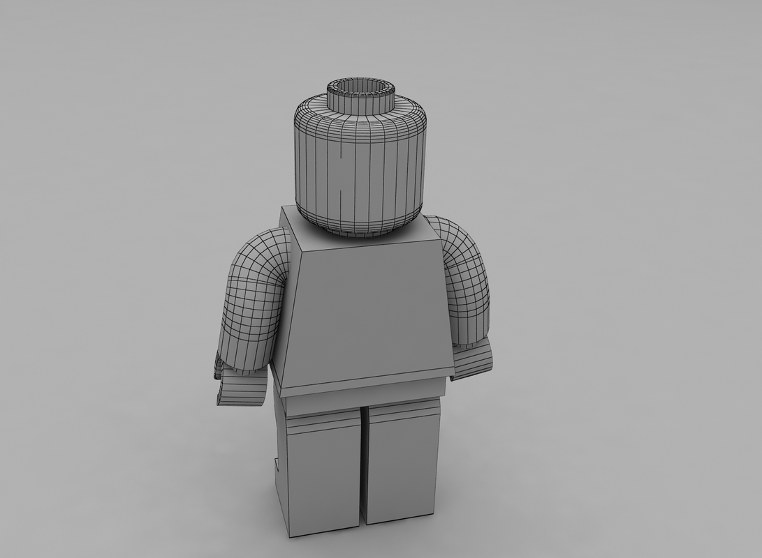 lego human 3d model