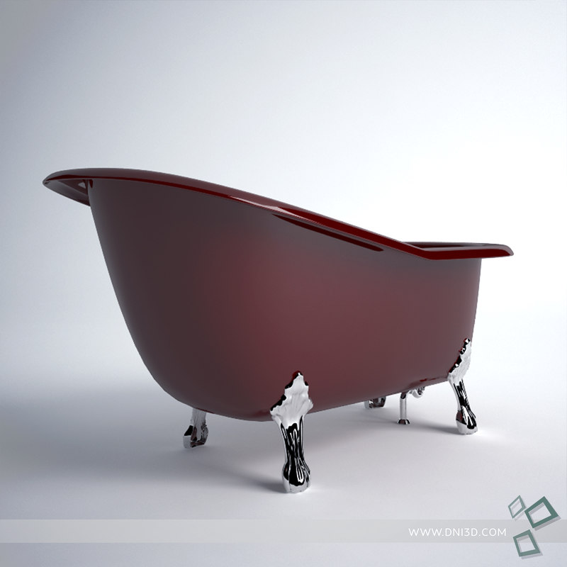realistic victorian bathtub max
