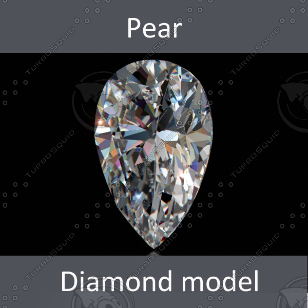 lwo pear diamond cut