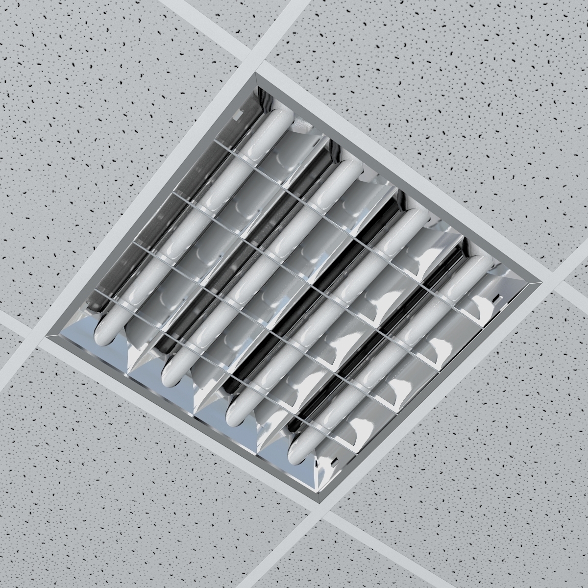 office ceiling lamp lighting 3d model