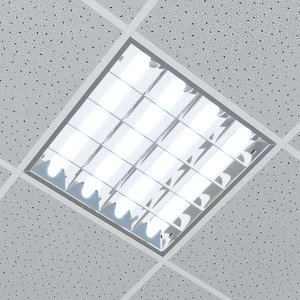 office ceiling lamp lighting 3d model