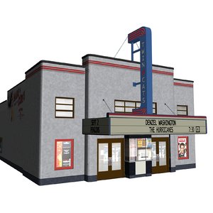 3d cinema building
