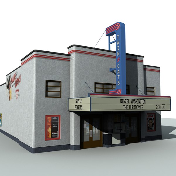 3d cinema building