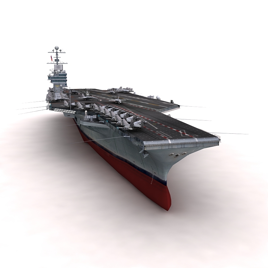 3d uss theodore roosevelt cvn-71 model