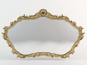 realistic gorgona mirror mobili 3d model