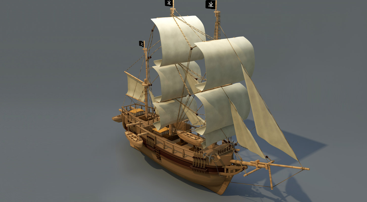 3d ship charles darwin model