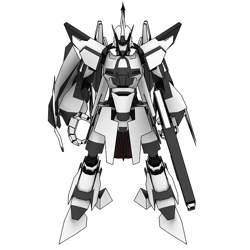 gundam robot 3d model