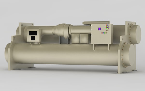 modelo 3d Enfriadoras de agua centrífugas Trane CVGF - TurboSquid 716575