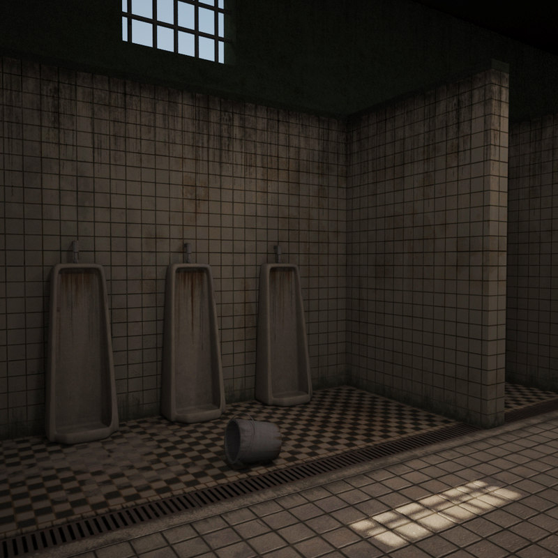 3ds max bathroom prison bath