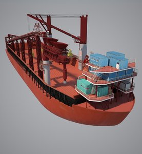 3d barge cargo