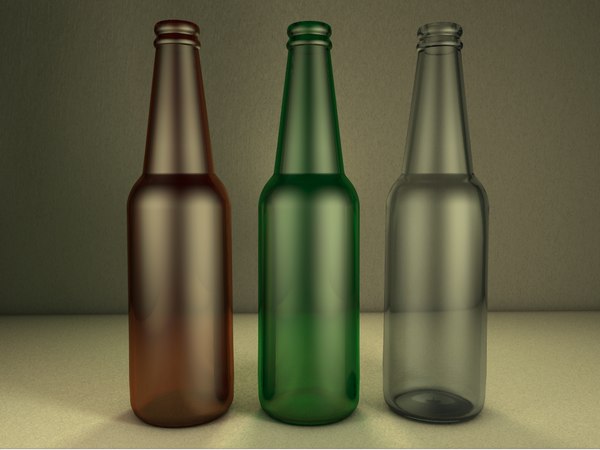 free beer bottle 3d model