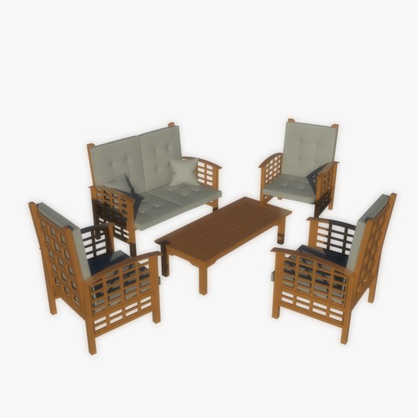Free Patio Furniture 3D Models for Download TurboSquid