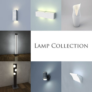 lamp wall modern 3d 3ds