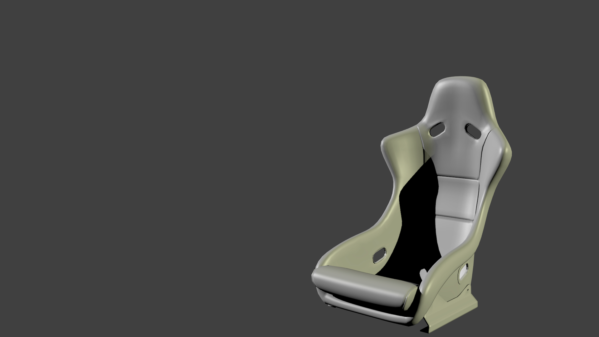 free competition car seat 3d model