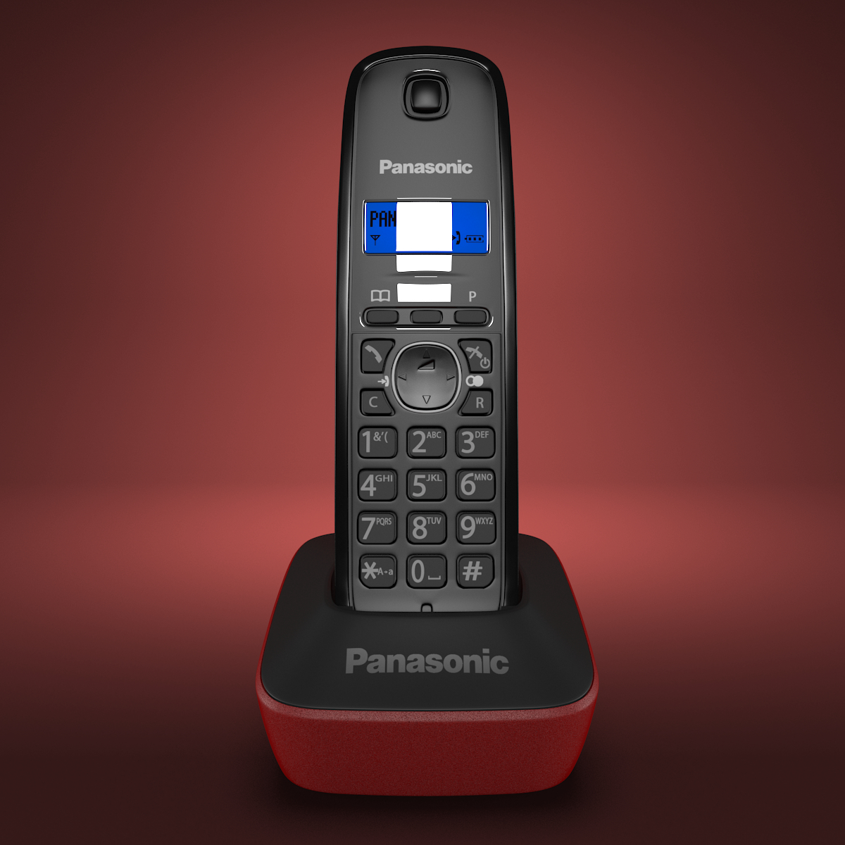 3ds panasonic kx-tg1611 cordless phone