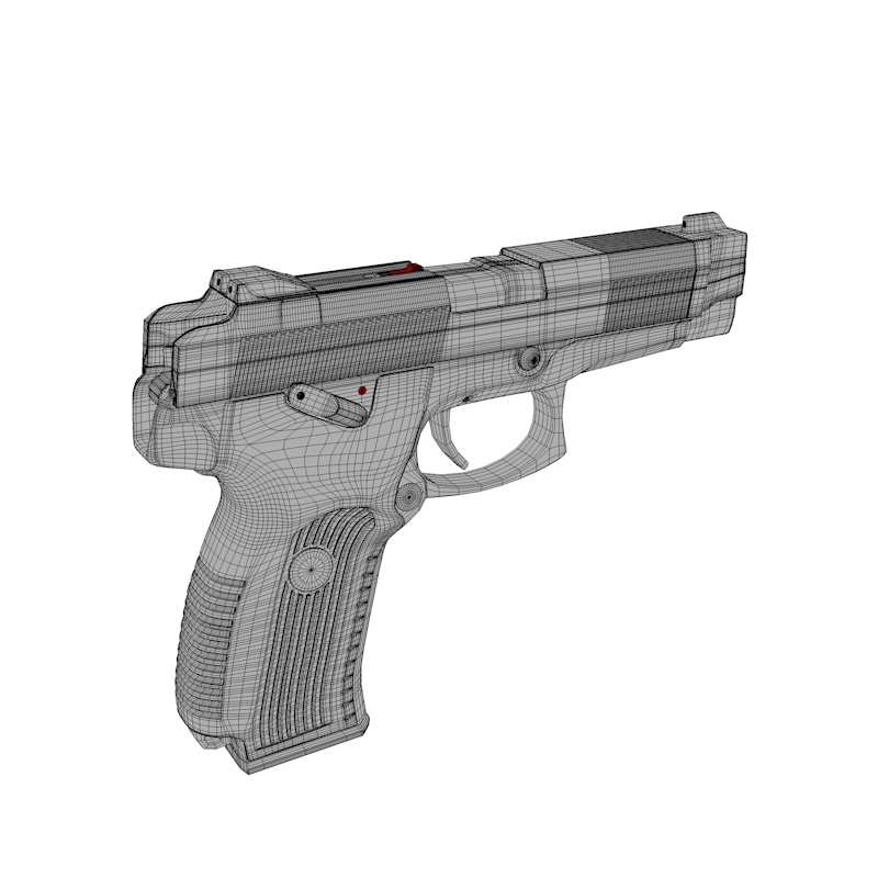 3dsmax mp-443 grach yarygin pistol