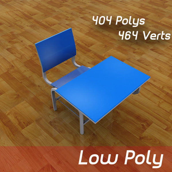 Free School Chair 3D Models for Download TurboSquid