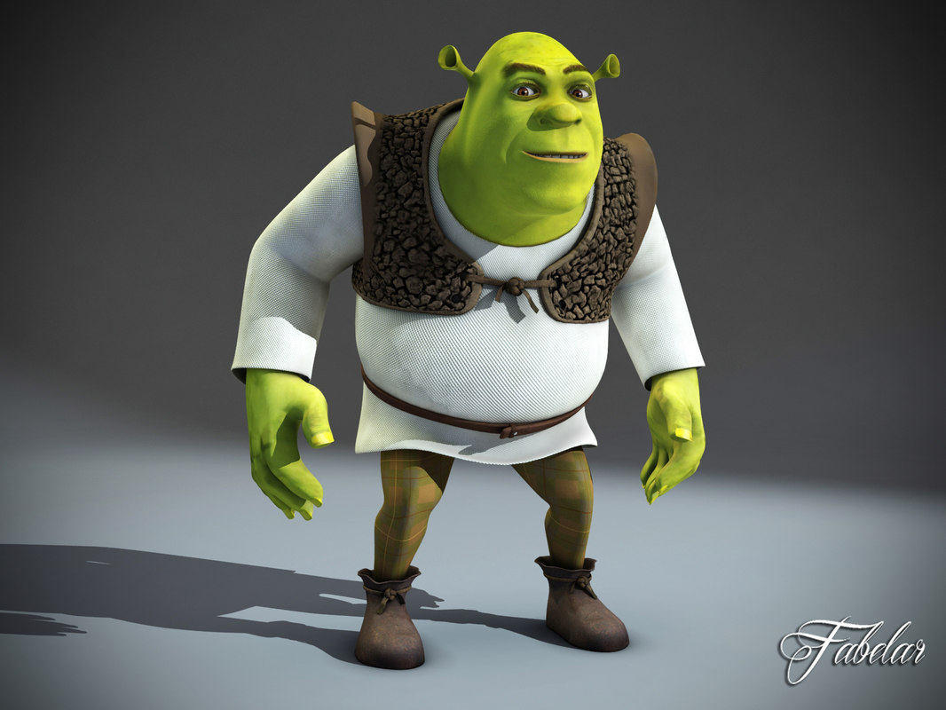3d 3ds Shrek Mat