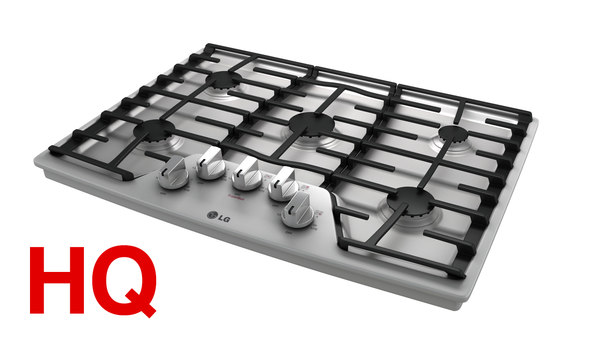 lg gas cooktop obj