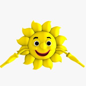 sun character 3ds