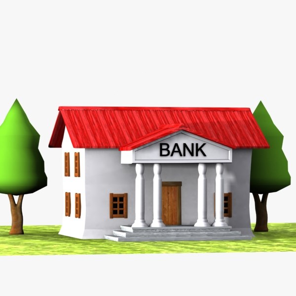 3dsmax cartoon bank toon