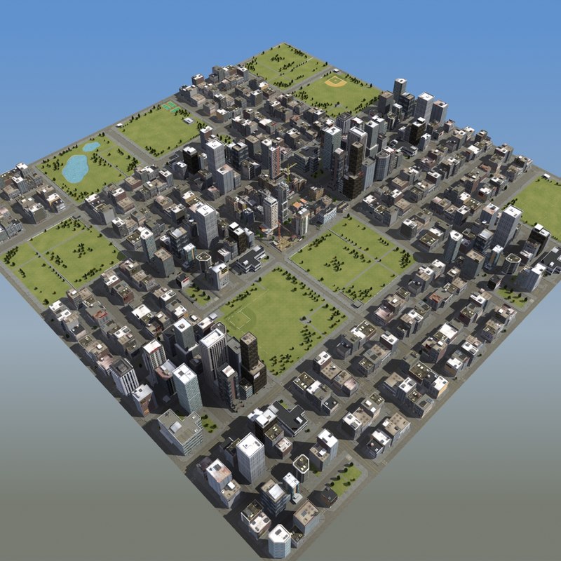 City building details model - TurboSquid 1489966