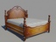 3ds max wooden bed