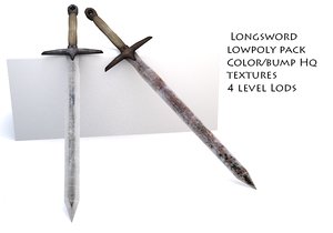 3ds long sword pack