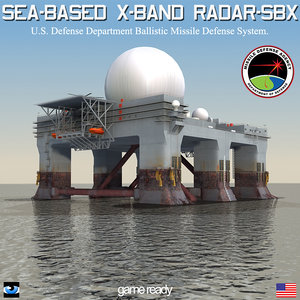 3d sbx-1 sea-based x-band radar