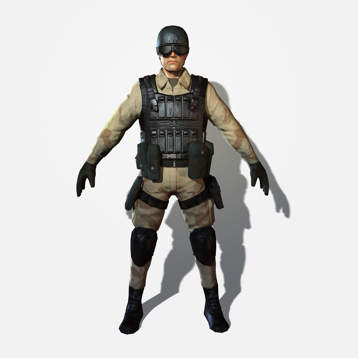 3d soldier delta force model