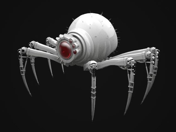 robot spider 3d model.