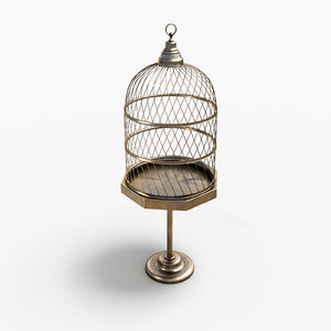 antique birdcage 3ds