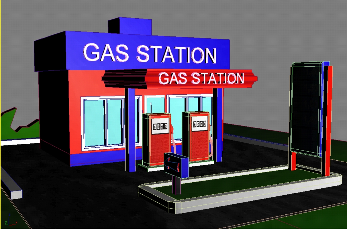 Карта gas station