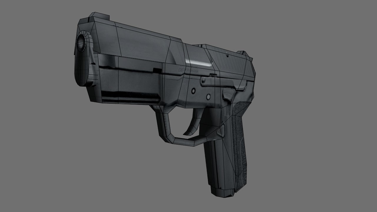 3d gun handgun