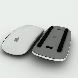 3d model apple wireless mouse