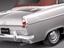 classic antique zephyr convertible 3d max