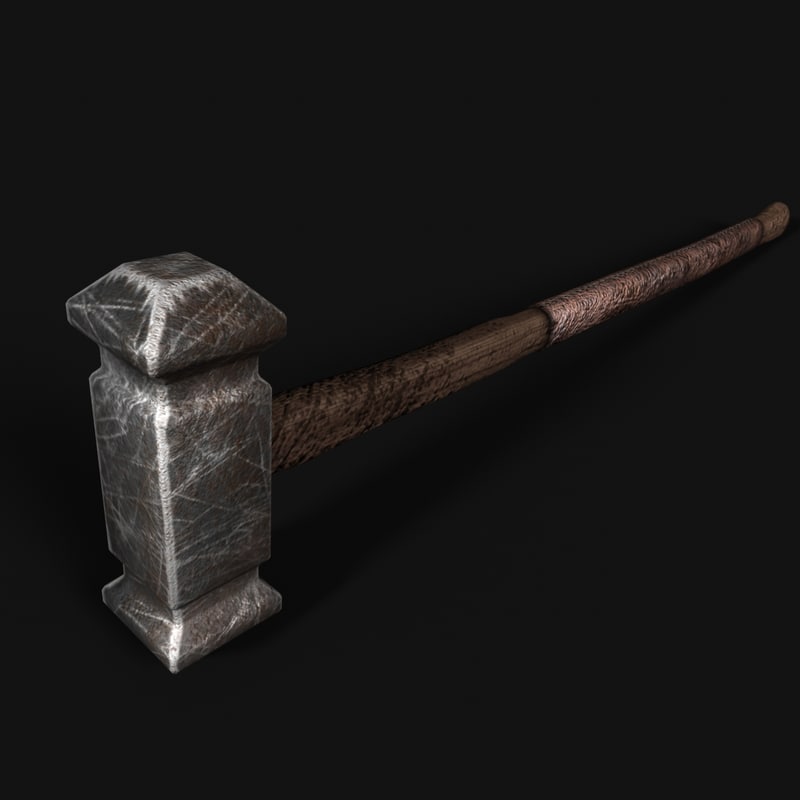 3d model of sledgehammer sledge