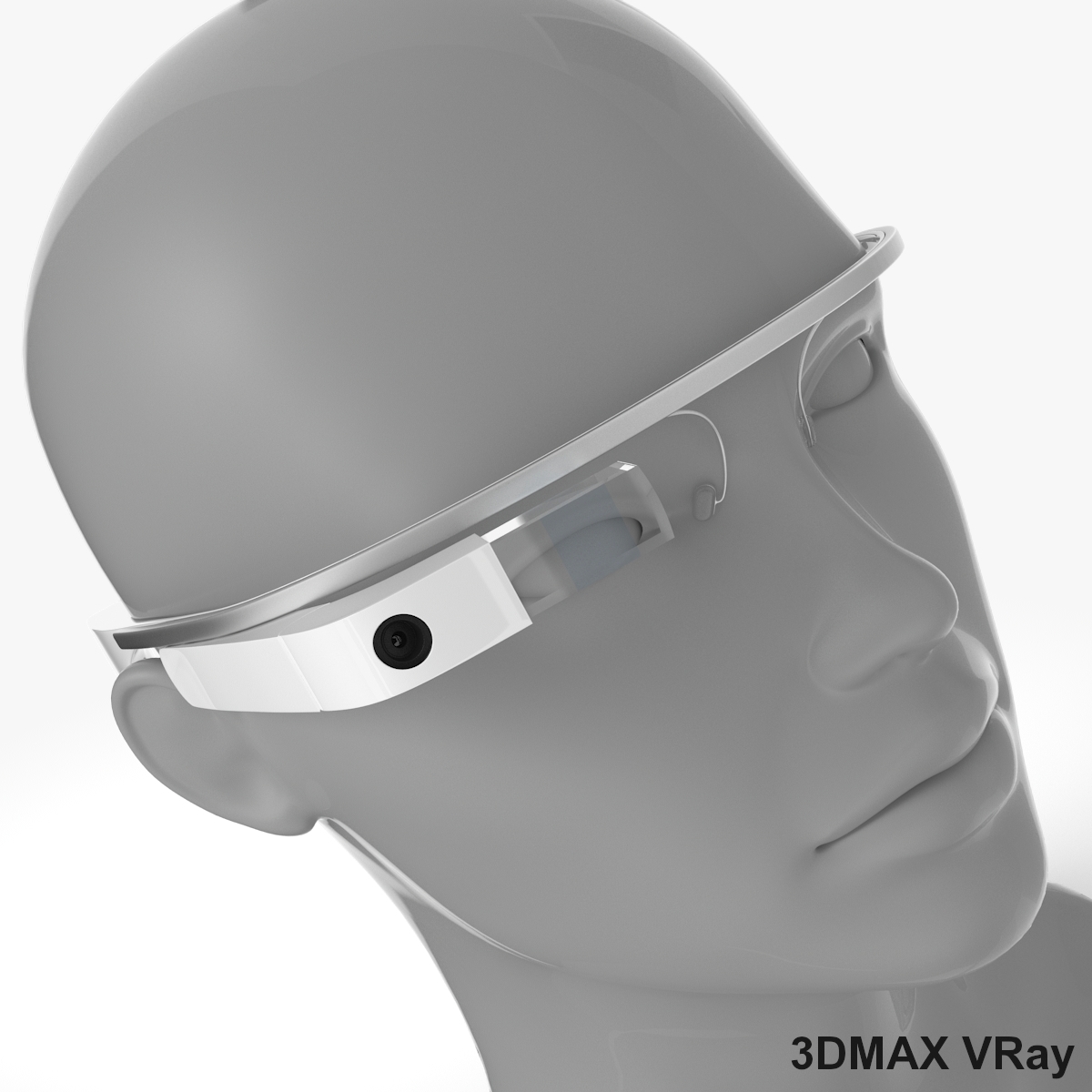 google glasses 3d c4d