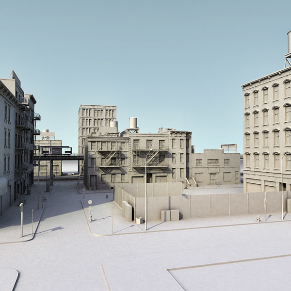 3d model street bronx